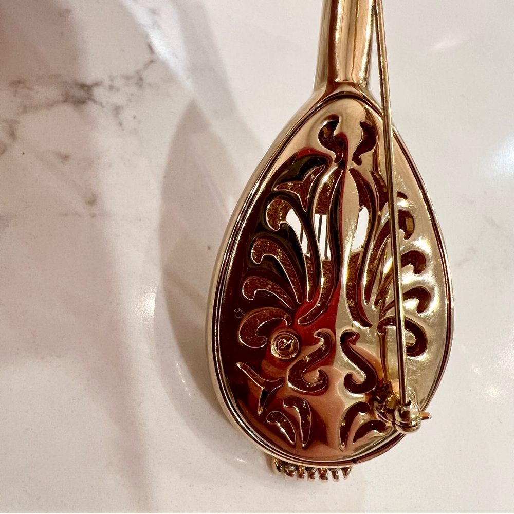 Swarovski RARE Vintage Limited Edition Retired Mandolin Brooch - Picture 7 of 12